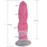 Wolf Ejaculating Dildo – Double Knot & Ribbed Shaft