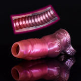 Lodsmok - Dragon Knot Penis Extender, Ribbed Monster Fantasy Sleeve