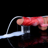 Emberroot Fantasy Cock Sleeve – Platinum Silicone & Squirting Fun