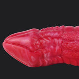 Io Dragon Penis Extender Sleeve  - Red