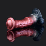 Unleash Wild Pleasure: Metallic Red Horse Dildo