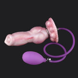 Dog Knot Inflatable Dildo - Bulldog - BeastGasm