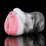 Draft Pony Horse Stroker – Dual-Entry Platinum Silicone Masturbator