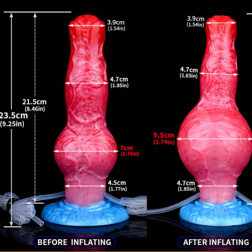 Cerberus - Ejaculating Inflatable Dildo XL - BeastGasm