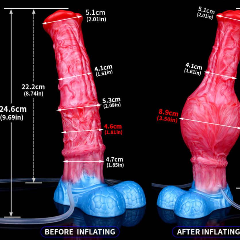 Eclipse - Ejaculating Inflatable Dildo - BeastGasm