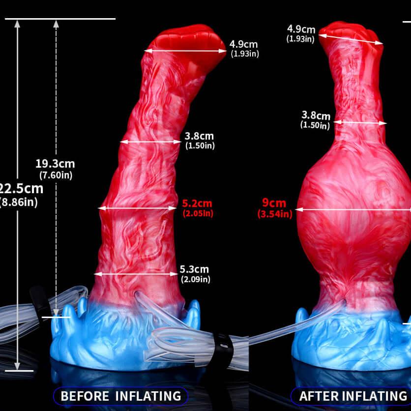 Karkadann - Ejaculating Inflatable Dildo - BeastGasm