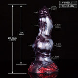 Dark Ice Monster Dildo - Barbegazi