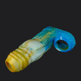 Erek-Hus Dragon Cum Thru Penis Sleeve - Yellow & Blue