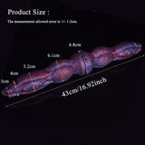 👿 👾 EUDORA - 16.9-Inch Alien Monster Double-Ended Dildo