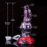 Dark Ice Monster Ejaculating Dildo - Barbegazi