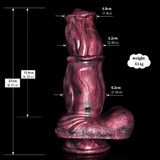 Canine Fantasy Dildo – Flared Tip & Textured Shaft